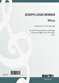Missa in honorem St. Petri Apostoli for two female voices and organ 