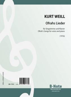 Ofrah's Songs for voice and piano 
