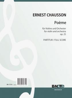 Poème for violin and orchestra op.25 (full score) 