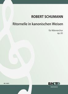 Seven Ritornells for male choir op. 65 