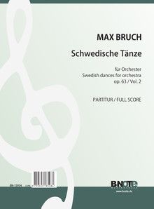 Swedish dances for orchestra, 2nd series op.63/8-15 (full score) 