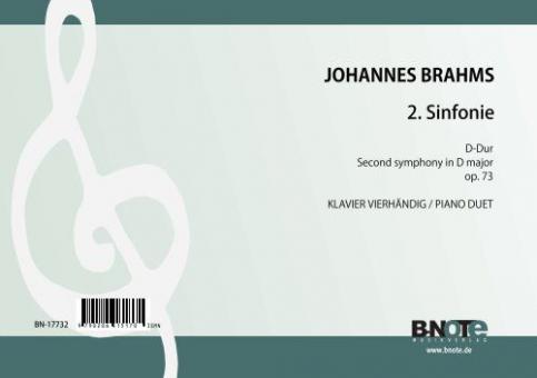Second symphony in d major op.73 (Arr. piano duet) 