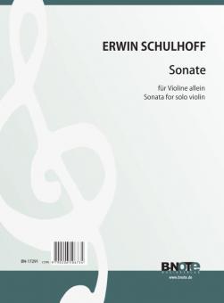 Sonata for solo violin 