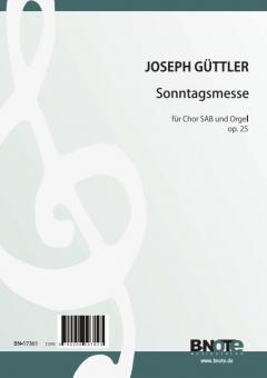 Sunday mass for SAB choir and organ (piano) op.25 