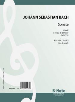Trio sonata in e minor BWV 528 (arr. piano) 