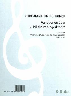 Variations on  'Heil dir im Siegerkranz' (God save the queen) für Orgel op.55/ 