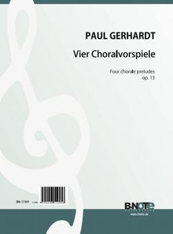 Four choral preludes for organ op.13 
