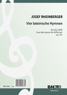 Four latin anthems for SATB choir op.107 