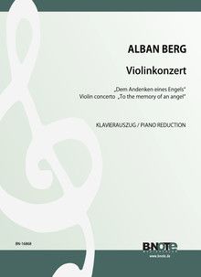 Violin concerto (To the memory of an angel) (Piano reduction) 
