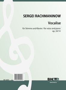 Vocalise for voice and piano op.34/14 