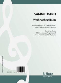 Christmas album - 18 popular songs for piano in easy arrangements 