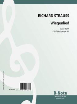 Wiegenlied (Lullaby) from Five songs op.41 