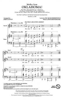 Oklahoma Medley (With Optional Instrumental Accompaniment) Standard