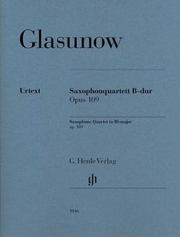 Saxophone Quartet B flat major op. 109 