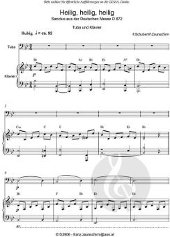 Zum Sanctus (Heilig, heilig) 