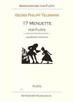 17 Menuette TWV 34 