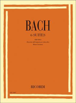 Six Suites for Unaccompanied Viola Originally for Violoncello 