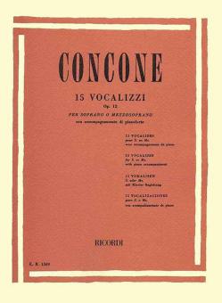15 Vocalizzi, Op. 12 
