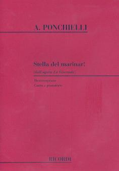 Stella Del Marinar Mezzo- Soprano Piano Italian from La Gioconda Act2 
