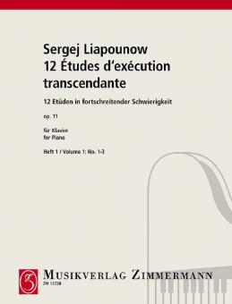 12 Etüden in fortschreitender Schwierigkeit op. 11 Download
