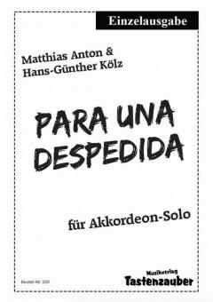 Para una despedida 