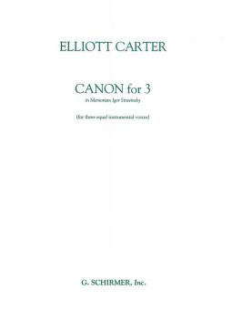 Canon For 3 In Memoriam Igor Stravinsky 