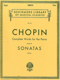 Sonatas for Piano Chopin Complete Works Book 11 