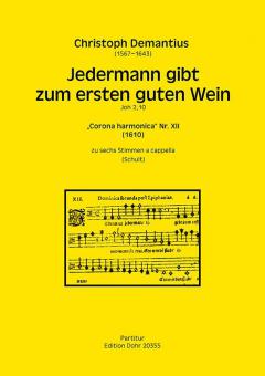 Jedermann gibt zum ersten guten Wein 