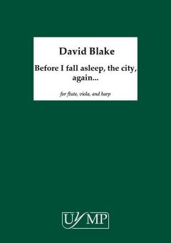 Before I fall asleep, the city, again? 