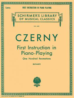 First Instruction In Piano Playing 100 Recreations 