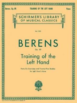 Training Of The Left Hand Op.89 