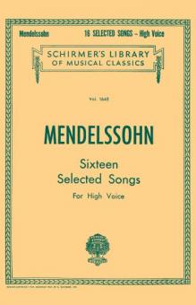 16 Selected Songs for High Voice 