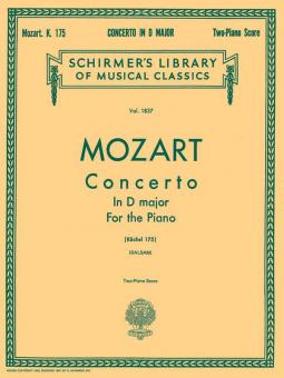 Piano Concerto D Major K175 