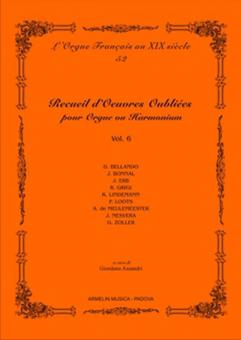 Recueil D'Oeuvres Oubliées Pour Orgue, 6 