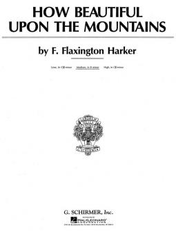 How Beautiful Upon The Mountains B Minor Op.41 No.3 