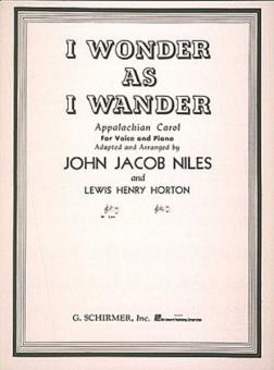 I Wonder As I Wander 
