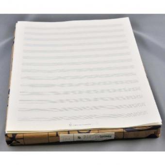 Notenpapier Star 2000 Quart-Format hoch (27x34) 14 Systeme 