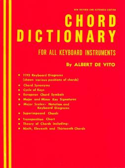 Chord Dictionary for All Keyboard Intruments 