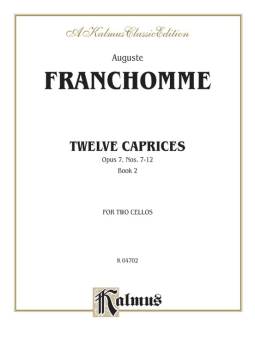 12 Caprices for Two Cellos Op. 7, Book 2 Standard