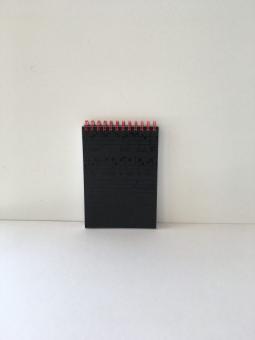 Cuaderno A6 - Sta Cecilia versión negra 