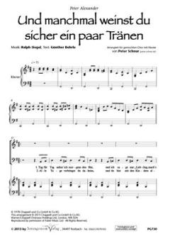 Und manchmal weinst du 