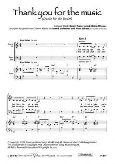 Danke für die Lieder - Thank You for The Music 