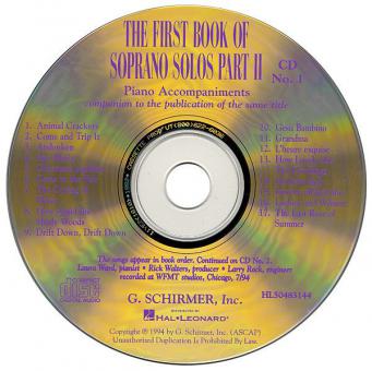 First Book of Soprano Solos Part 2 