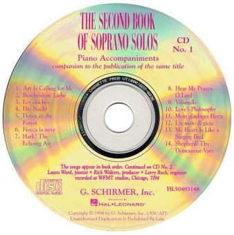 Second Book of Soprano Solos 