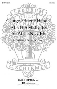 All His Mercies Shall Endure Organ Piano 