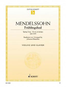 Frühlingslied op. 62/6 Standard
