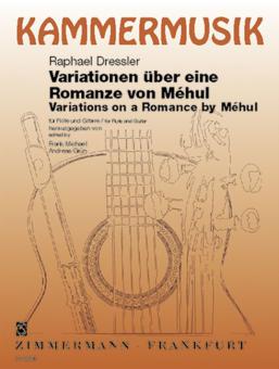 Variations on a Romance from the Opera Joseph und seine Brüder by Méhul 