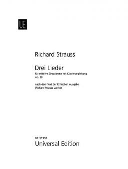 Drei Lieder 