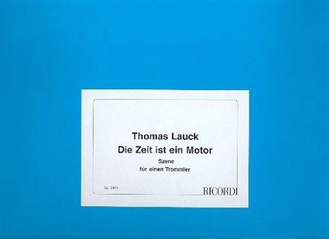 Die Zeit ist ein Motor 