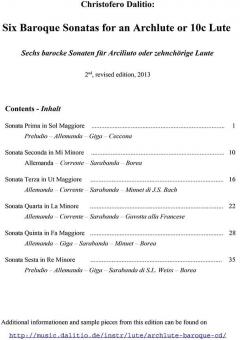 6 Baroque Sonatas 